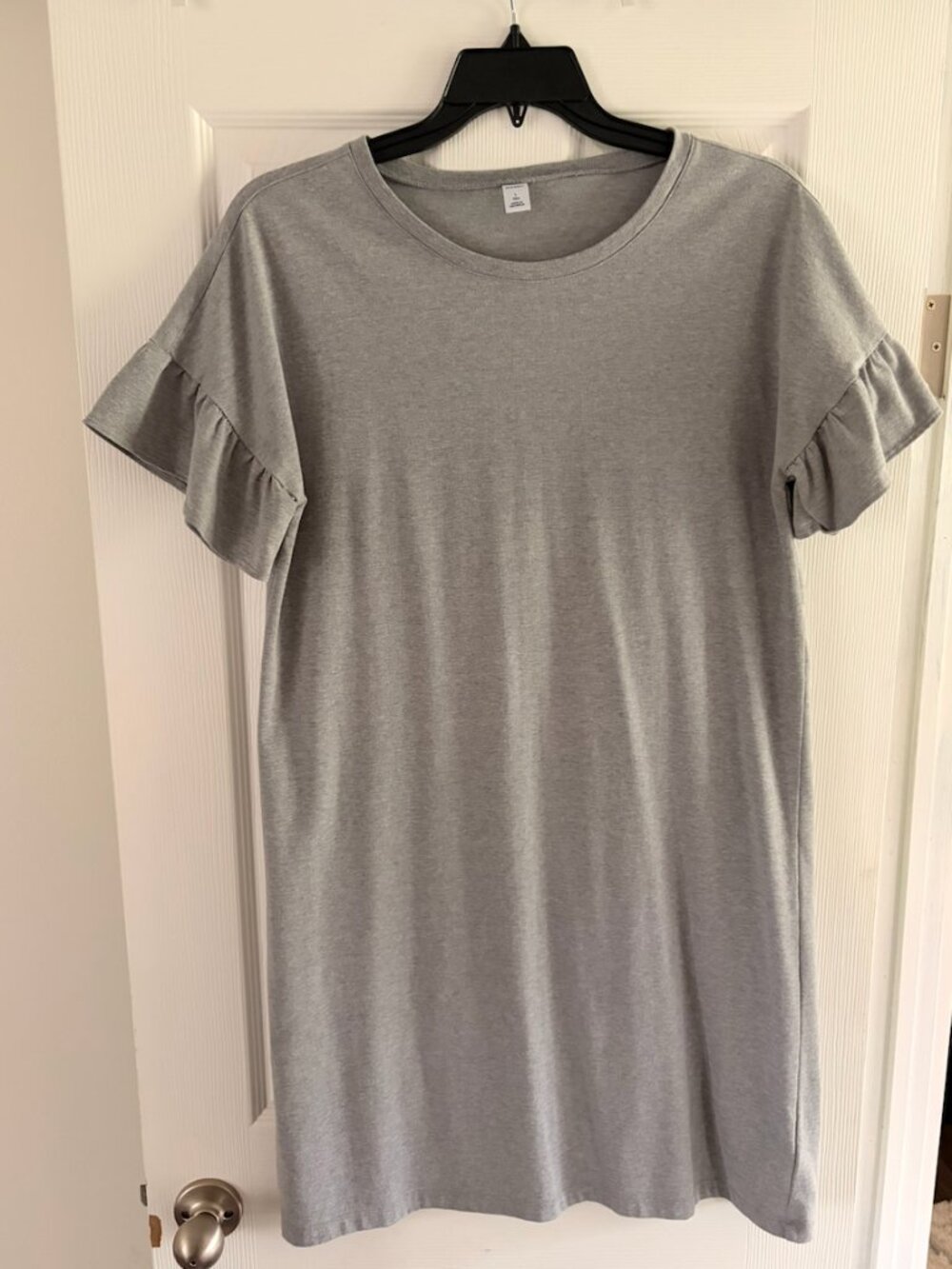 Old Nacy TShirt Dress with Ruffle Sleeve
